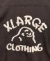 中古・古着 X-LARGE (エクストララージ) DRAWING OG OPEN COLLAR SHIRT ブラック サイズ:M：5000円
