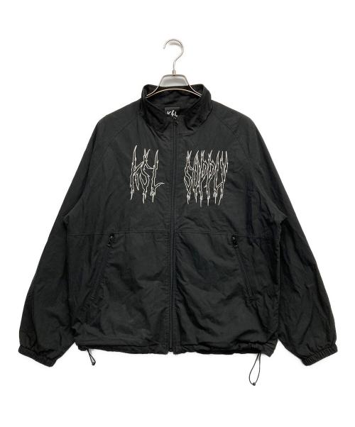 KSL SUPPLY（ケイエスエル サプライ）KSL SUPPLY (ケイエスエル サプライ) スタンドカラージャケット ブラック サイズ:Lの古着・服飾アイテム