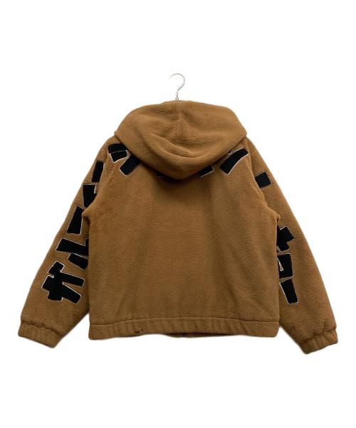 GALFY（ガルフィー）GALFY (ガルフィー) もこもこ ブルゾン ブラウン サイズ:Lの古着・服飾アイテム