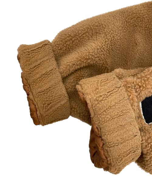 GALFY（ガルフィー）GALFY (ガルフィー) もこもこ ブルゾン ブラウン サイズ:Lの古着・服飾アイテム