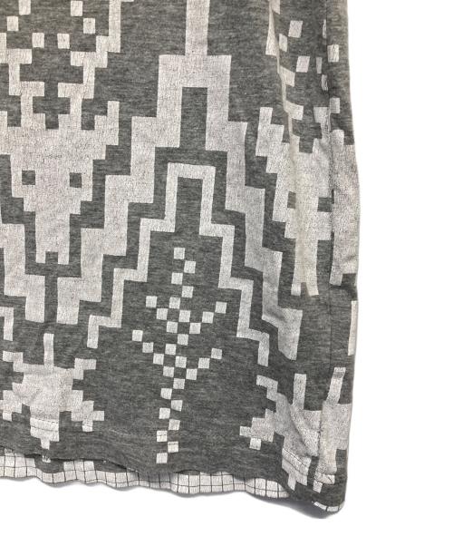 stussy（ステューシー）stussy (ステューシー) 幾何学模様プリントカットソー グレー サイズ:Sの古着・服飾アイテム