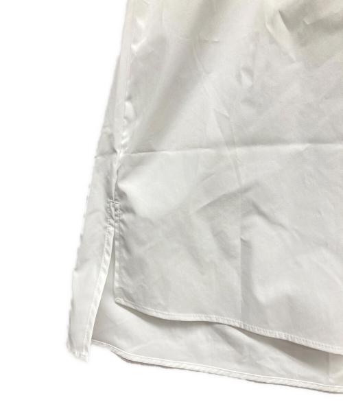 PLST（プラステ）PLST (プラステ) ハイネックギャザーブラウス ホワイト サイズ:M 未使用品の古着・服飾アイテム