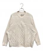 adidasアディダス）の古着「70s トレフォイル セーター」｜ホワイト