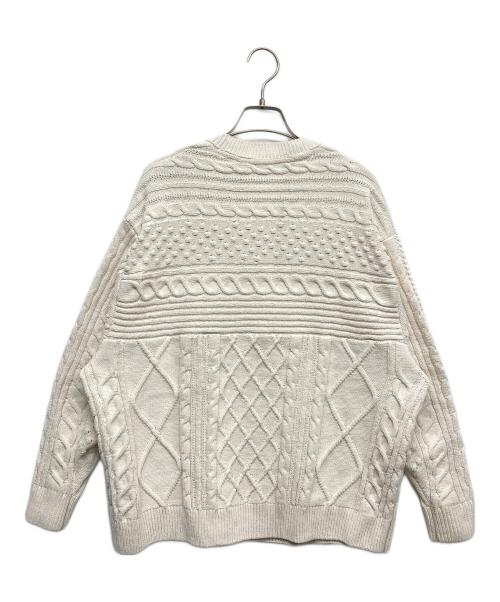 adidas（アディダス）adidas (アディダス) 70s トレフォイル セーター ホワイト サイズ:2XSの古着・服飾アイテム