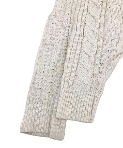 adidas（アディダス）adidas (アディダス) 70s トレフォイル セーター ホワイト サイズ:2XSの古着・服飾アイテム