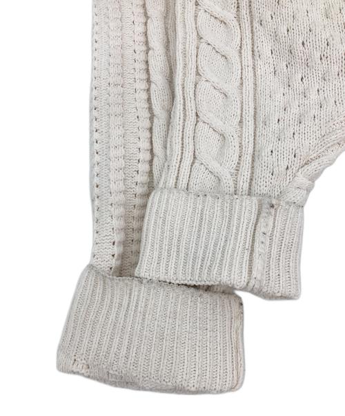 adidas（アディダス）adidas (アディダス) 70s トレフォイル セーター ホワイト サイズ:2XSの古着・服飾アイテム