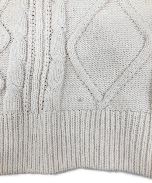 adidas（アディダス）adidas (アディダス) 70s トレフォイル セーター ホワイト サイズ:2XSの古着・服飾アイテム