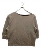 adidasアディダス）の古着「ウォッシュ オフショルダースウェット」｜オリーブ