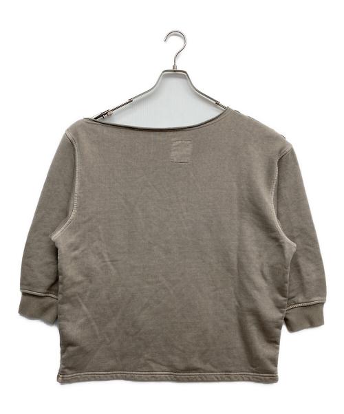 adidas（アディダス）adidas (アディダス) ウォッシュ オフショルダースウェット オリーブ サイズ:XSの古着・服飾アイテム