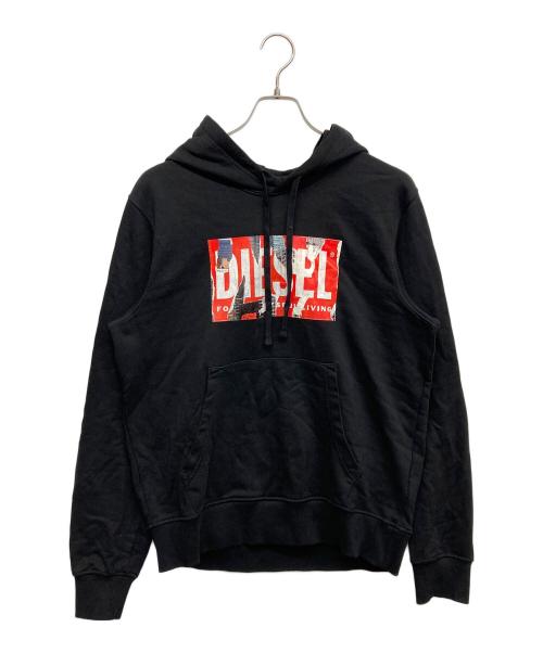 DIESEL（ディーゼル）DIESEL (ディーゼル) Ginn L4 パーカー ブラック サイズ:Mの古着・服飾アイテム