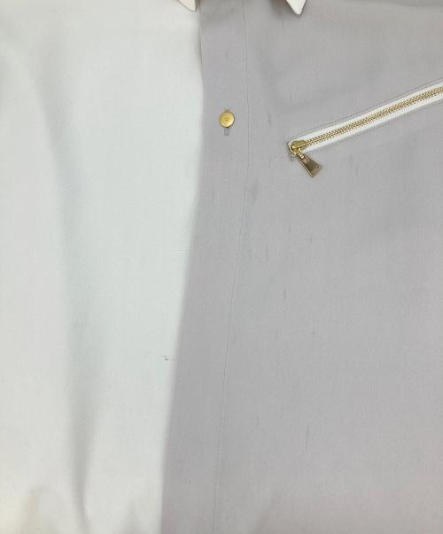 CULLNI（クルニ）CULLNI (クルニ) STUDIOUS別注 BICOLOR SHIRTS グレー サイズ:1の古着・服飾アイテム