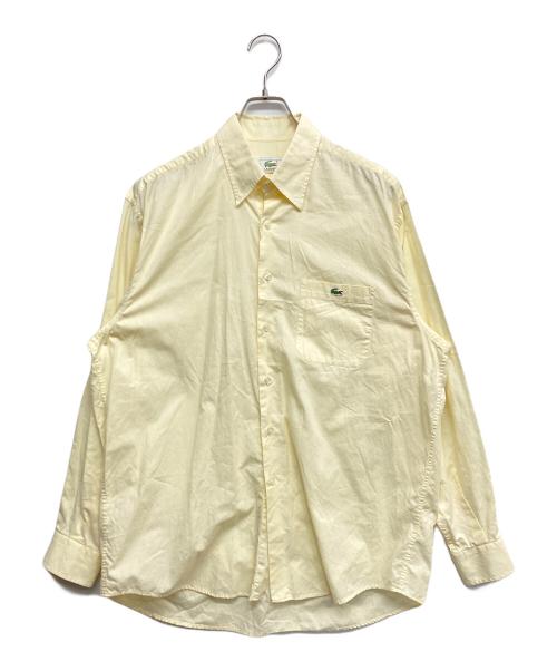 LACOSTE（ラコステ）LACOSTE (ラコステ) ワンポイントシャツ イエロー サイズ:Lの古着・服飾アイテム