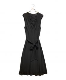 LAUREN RALPH LAUREN（ローレンラルフローレン）の古着「ノースリーブワンピース」｜ブラック