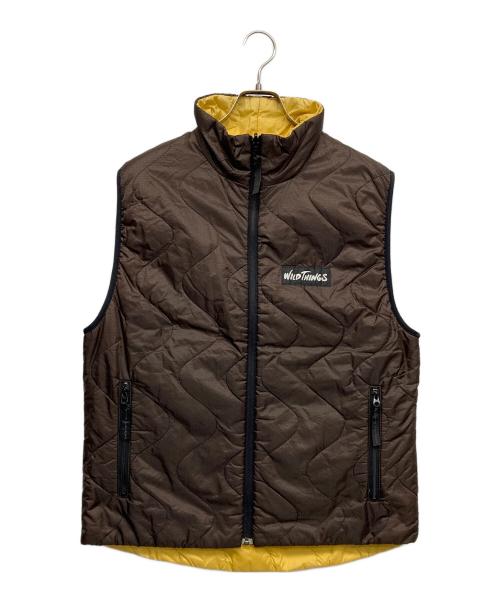 WILD THINGS（ワイルドシングス）WILD THINGS (ワイルドシングス) リバーシブルベスト ブラウン サイズ:Mの古着・服飾アイテム