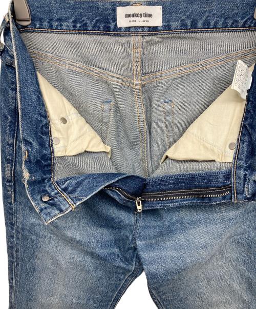 MONKEY TIME（モンキータイム）MONKEY TIME (モンキータイム) DNM FLARE 5Pデニムパンツ インディゴ サイズ:Mの古着・服飾アイテム