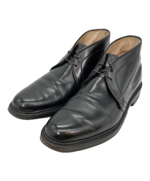 Alden（オールデン）ALDEN (オールデン) コードバン チャッカ ブーツ ブラック サイズ:8 1/2の古着・服飾アイテム