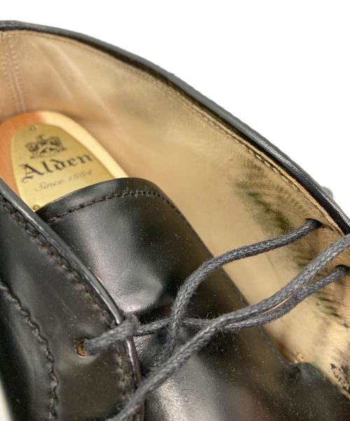 Alden（オールデン）ALDEN (オールデン) コードバン チャッカ ブーツ ブラック サイズ:8 1/2の古着・服飾アイテム
