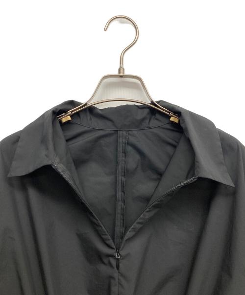 ASTRAET（アストラット）ASTRAET (アストラット) 2WAY シャーリング バルーンスリーブブラウス ブラック サイズ:FREEの古着・服飾アイテム