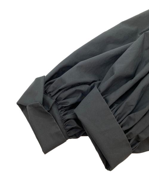 ASTRAET（アストラット）ASTRAET (アストラット) 2WAY シャーリング バルーンスリーブブラウス ブラック サイズ:FREEの古着・服飾アイテム