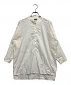 KRISTENSEN DU NORDクリステンセン ドゥ ノルド）の古着「バンドカラーシャツ」｜ホワイト