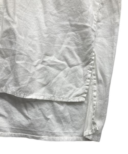 KRISTENSEN DU NORD（クリステンセン ドゥ ノルド）KristenseN DU NORD (クリステンセン ドゥ ノルド) バンドカラーシャツ ホワイト サイズ:1の古着・服飾アイテム