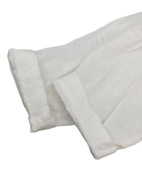 KRISTENSEN DU NORD（クリステンセン ドゥ ノルド）KristenseN DU NORD (クリステンセン ドゥ ノルド) バンドカラーシャツ ホワイト サイズ:1の古着・服飾アイテム