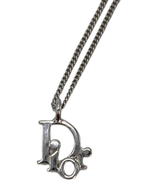 Christian Dior（クリスチャン ディオール）Christian Dior (クリスチャン ディオール) ロゴネックレス シルバーの古着・服飾アイテム