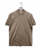 Salvatore Ferragamoサルヴァトーレ フェラガモ）の古着「鹿の子ポロシャツ」｜ブラウン