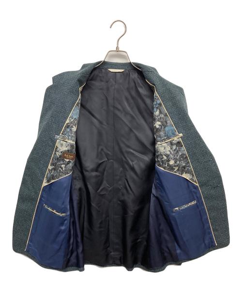 PAUL SMITH（ポールスミス）Paul Smith (ポールスミス) ツイードテーラードジャケット グリーン サイズ:Mの古着・服飾アイテム