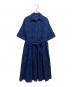 Kate Spade（ケイトスペード）の古着「エンブロイダード カットワーク モントーク ドレス」｜ブルー