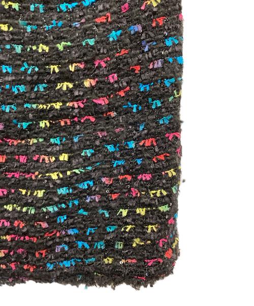 Kate Spade（ケイトスペード）Kate Spade (ケイトスペード) メタリック ツイード ドレス ブラック サイズ:2の古着・服飾アイテム