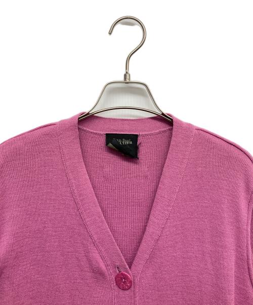 Jean Paul Gaultier FEMME（ジャンポールゴルチエ フェム）Jean Paul GAULTIER FEMME (ジャンポールゴルチェフェム) 変形ロングカーディガン ピンク サイズ:40の古着・服飾アイテム