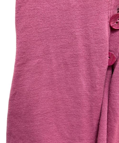 Jean Paul Gaultier FEMME（ジャンポールゴルチエ フェム）Jean Paul GAULTIER FEMME (ジャンポールゴルチェフェム) 変形ロングカーディガン ピンク サイズ:40の古着・服飾アイテム