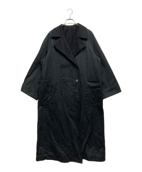 tricot COMME des GARCONS（トリココムデギャルソン）tricot COMME des GARCONS (トリココムデギャルソン) リバーシブルトレンチコート ブラック サイズ:FREEの古着・服飾アイテム