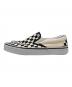 VANS (バンズ) チェッカースリッポン ホワイト×ブラック サイズ:26：4000円