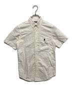 A BATHING APEア ベイシング エイプ）の古着「半袖ボタンダウンシャツ」｜ホワイト