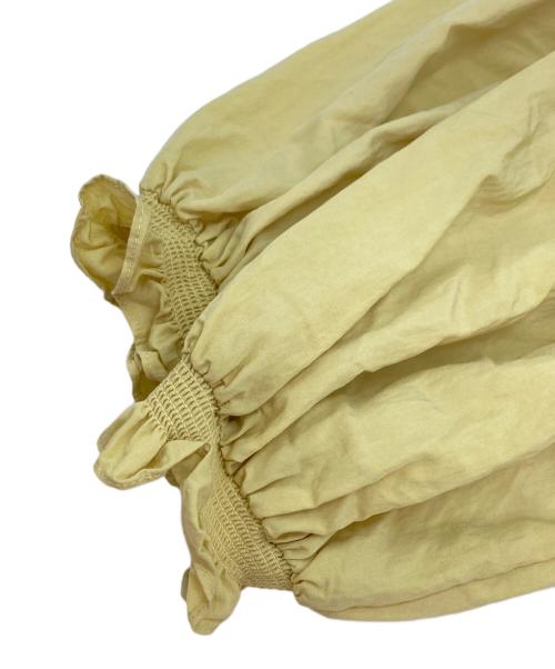 BEAUTY&YOUTH（ビューティーアンドユース）BEAUTY&YOUTH (ビューティーアンドユース) シャーリング マキシワンピース イエロー サイズ:Mの古着・服飾アイテム