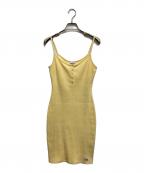 GUESSゲス）の古着「キャミソールワンピース」｜イエロー