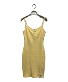 GUESS（ゲス）の古着「キャミソールワンピース」｜イエロー