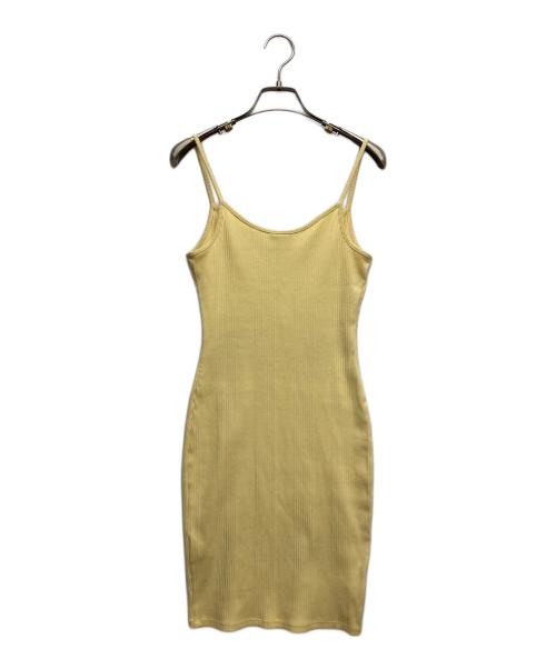 GUESS（ゲス）GUESS (ゲス) キャミソールワンピース イエロー サイズ:XSの古着・服飾アイテム