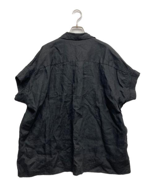 JOURNAL STANDARD（ジャーナルスタンダード）JOURNAL STANDARD (ジャーナルスタンダード) リネンスキッパーブラウス ブラック サイズ:Fの古着・服飾アイテム