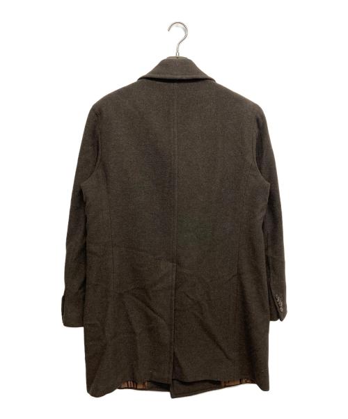sartoria partenopea（サルトリアパルテノペア）Sartoria Partenopea (サルトリアパルテノペア) カシミヤ混ウールコート ブラウン サイズ:50の古着・服飾アイテム