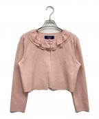 M'S GRACYエムズグレイシー）の古着「ボレロカーディガン」｜ピンク