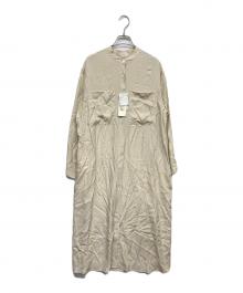 SACRA（サクラ）の古着「シャツワンピース」｜ベージュ