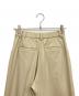 中古・古着 BEAUTY&YOUTH (ビューティーアンドユース) ツイル バックゴム ストレート パンツ ベージュ サイズ:M：4500円