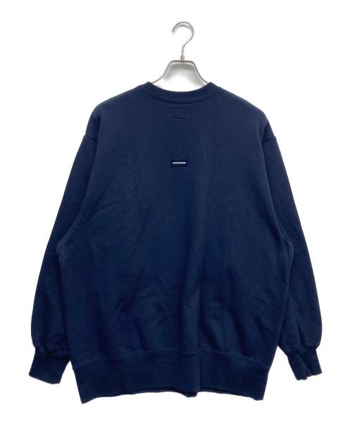 DESCENDANT（ディセンダント）DESCENDANT (ディセンダント) クルーネックスウェット ネイビー サイズ:3の古着・服飾アイテム