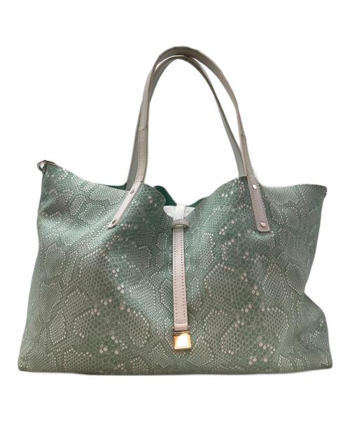 TIFFANY & Co.（ティファニー）Tiffany & Co. (ティファニー) リバーシブルトートバッグ ブルーの古着・服飾アイテム