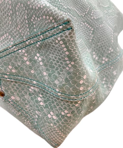 TIFFANY & Co.（ティファニー）Tiffany & Co. (ティファニー) リバーシブルトートバッグ ブルーの古着・服飾アイテム