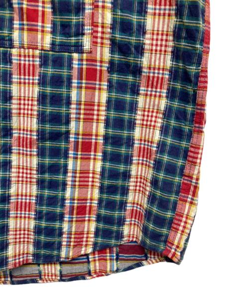 yuan（ユアン）YUAN (ユアン) 半袖コットンシャツ レッド サイズ:L/XLの古着・服飾アイテム