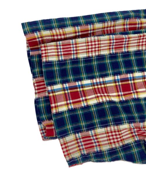 yuan（ユアン）YUAN (ユアン) 半袖コットンシャツ レッド サイズ:L/XLの古着・服飾アイテム